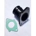 Honda XL 125 collettore aspirazione con guarnizione - imbocco carb. diam.25 mm  