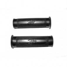 ISO moto grey-black closed rubber handle grip