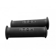 Itom grey-black-red rubber handle grip