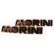 Moto Morini 125-250-350-500 cc Tank Decorations (black and red)