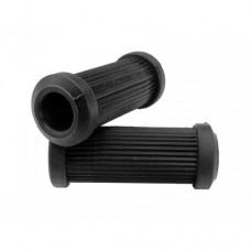 Rear round rubber foot pegs
