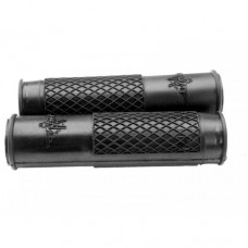 Rumi grey-black-red rubber handle grip